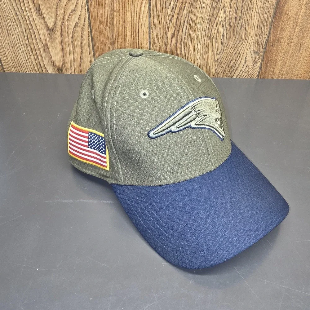 New England Patriots Salute To Service Hat Men M‎ Green NFL Football New Era